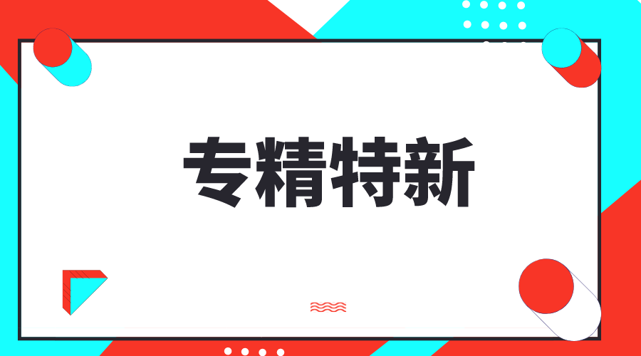 專精特新，專精特新小巨人