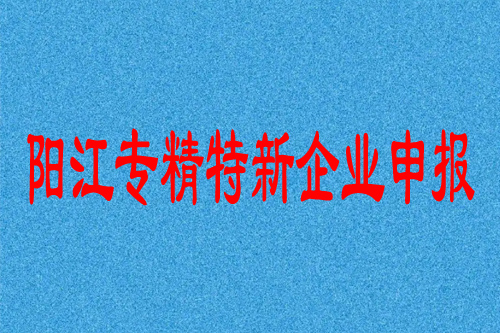陽江專精特新企業(yè)申報(bào)