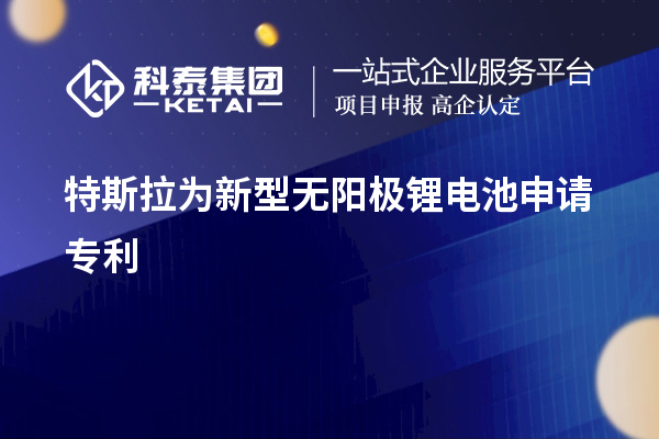 特斯拉為新型無(wú)陽(yáng)極鋰電池申請(qǐng)專利