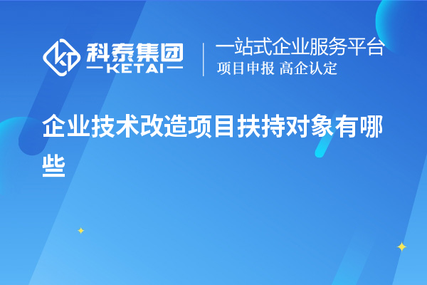 企業(yè)<a href=http://www.bxlmsc.com/fuwu/jishugaizao.html target=_blank class=infotextkey>技術(shù)改造</a>項(xiàng)目扶持對象有哪些