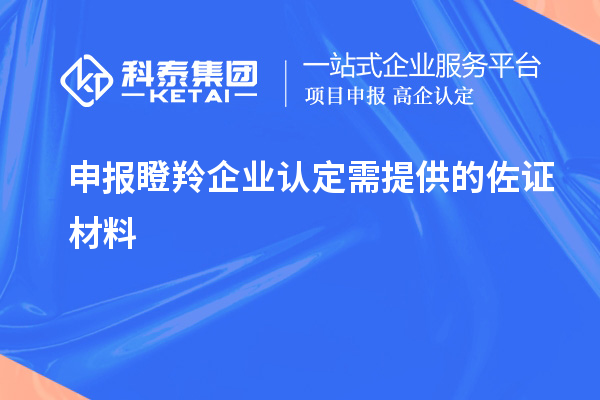 申報(bào)<a href=http://www.bxlmsc.com/fuwu/dengling.html target=_blank class=infotextkey>瞪羚企業(yè)認(rèn)定</a>需提供的佐證材料