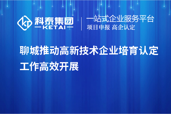 聊城推動(dòng)高新技術(shù)企業(yè)培育認(rèn)定工作高效開(kāi)展