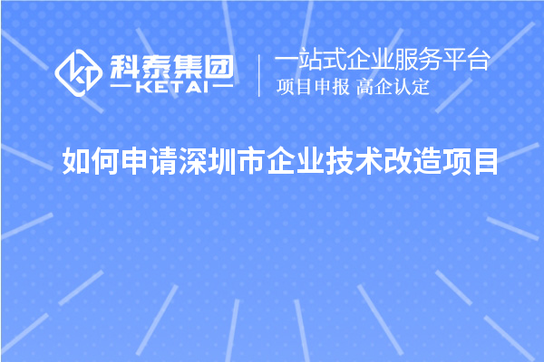 深圳市企業(yè)技術(shù)改造項(xiàng)目申請攻略：步驟與要點(diǎn)解析