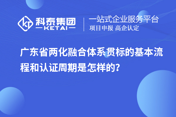 廣東省兩化融合體系貫標的基本流程和認證周期是怎樣的？