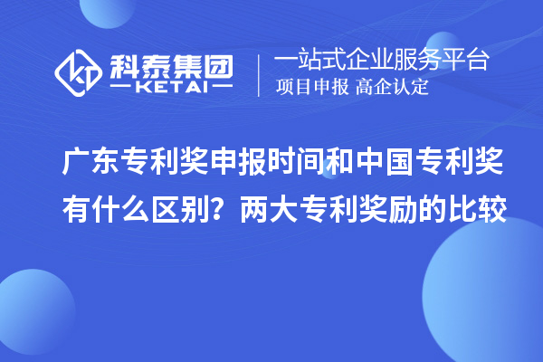 廣東專利獎(jiǎng)申報(bào)時(shí)間和中國專利獎(jiǎng)有什么區(qū)別？兩大專利獎(jiǎng)勵(lì)的比較