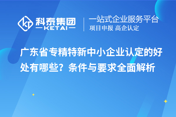 廣東省<a href=http://www.bxlmsc.com/fuwu/zhuanjingtexin.html target=_blank class=infotextkey>專(zhuān)精特新中小企業(yè)</a>認(rèn)定的好處有哪些？條件與要求全面解析