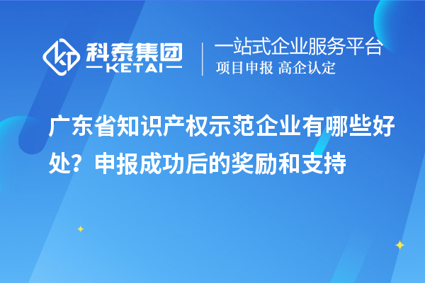 廣東省知識(shí)產(chǎn)權(quán)示范企業(yè)有哪些好處？申報(bào)成功后的獎(jiǎng)勵(lì)和支持