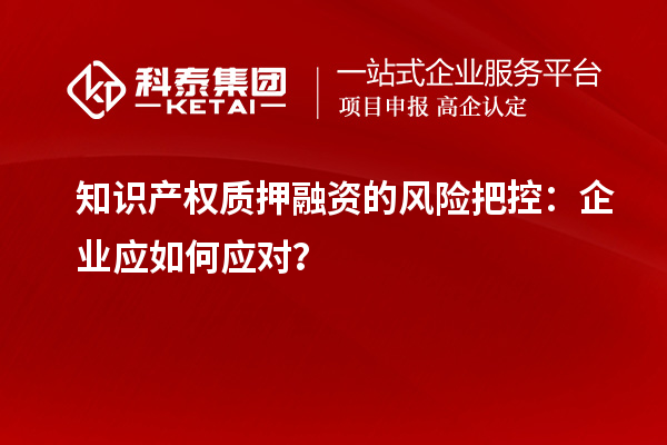 知識產(chǎn)權(quán)質(zhì)押融資的風(fēng)險把控：企業(yè)應(yīng)如何應(yīng)對？