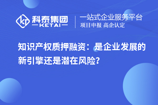 知識(shí)產(chǎn)權(quán)質(zhì)押融資：是企業(yè)發(fā)展的新引擎還是潛在風(fēng)險(xiǎn)？